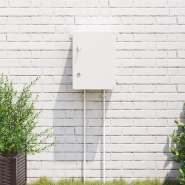 vidaXL Κονσόλα Ελέγχου IP65 Αδιάβροχη Γκρι 30x19,5x40 cm ABS Πλαστικό