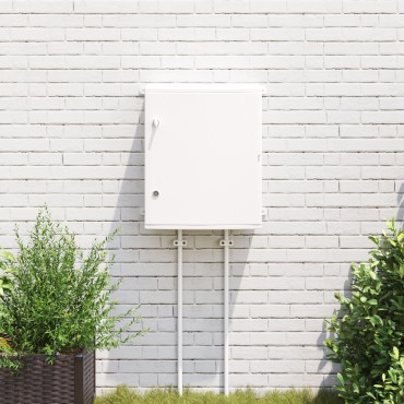 vidaXL Ντουλάπι Ελέγχου Γκρι 57 x 23 x 60 εκ ΑΒΣ Πλαστικό