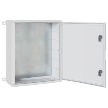 vidaXL Ντουλάπι Ελέγχου Γκρι 57 x 23 x 60 εκ ΑΒΣ Πλαστικό
