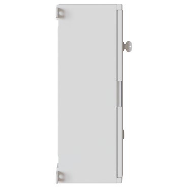 vidaXL Ντουλάπι Ελέγχου Γκρι 57 x 23 x 60 εκ ΑΒΣ Πλαστικό