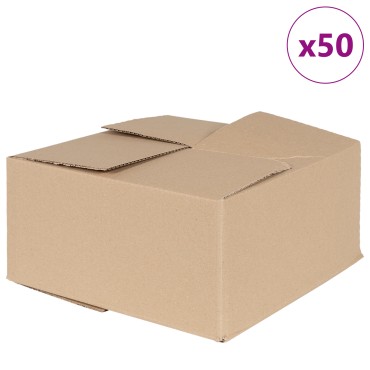 vidaXL vitaXL Κουτί Αναδίπλωσης 50 τεμ 30x30x15 εκ. Χαρτόνι