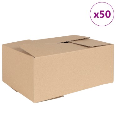 vidaXL Αναδιπλούμενο Κουτί 50 τμχ 35x24x15 εκ. Χαρτόνι