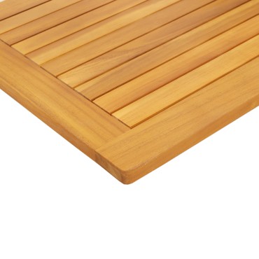 vidaXL Επιφάνεια Τραπεζιού 100x50x2,2cm Ορθογώνιο Μασίφ ξύλο Acacia 1 τεμ.