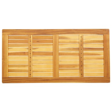 vidaXL Ρουστίκ Επιφάνεια Τραπεζιού 110x55x2cm από Μασίφ Ξύλο Acacia 1 τεμ.