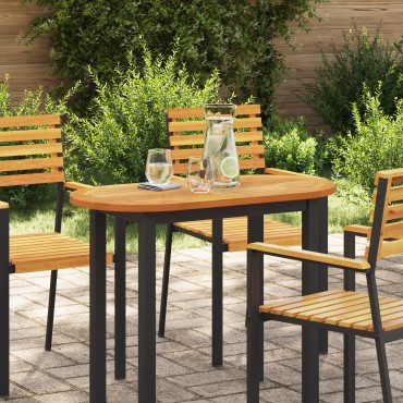 vidaXL Επιφάνεια Τραπέζι 90x45x2,2cm Ωοειδής Μασίφ Ξύλο Ακακίας