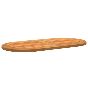 vidaXL Επιφάνεια Τραπέζι 90x45x2,2cm Ωοειδής Μασίφ Ξύλο Ακακίας