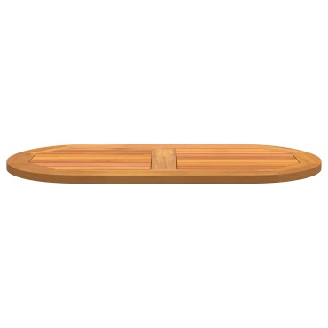 vidaXL Επιφάνεια Τραπέζι 90x45x2,2cm Ωοειδής Μασίφ Ξύλο Ακακίας