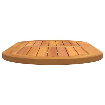 vidaXL Επιφάνεια Τραπέζι 90x45x2,2cm Ωοειδής Μασίφ Ξύλο Ακακίας