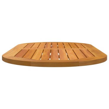 vidaXL Επιφάνεια Τραπεζιού 110x55x2,2cm Ωοειδής Μασίφ Ξύλο Ακακίας 1 τεμ.