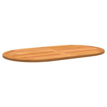 vidaXL Επιφάνεια Τραπέζι 120x70x2,2cm Ωοειδής Μασίφ Ξύλο Acacia