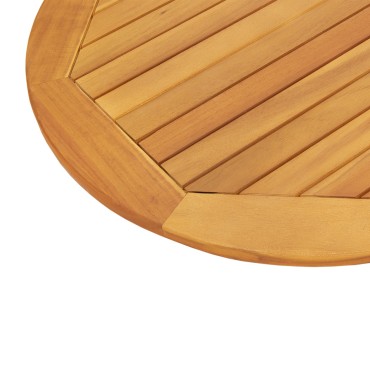 vidaXL Επιφάνεια Τραπέζι 120x70x2,2cm Ωοειδής Μασίφ Ξύλο Acacia