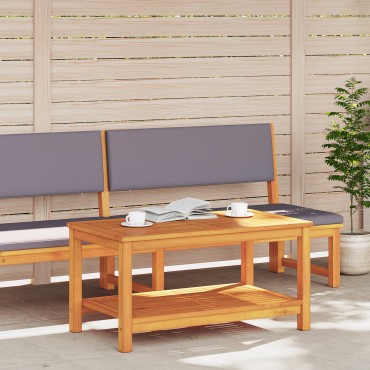 vidaXL Τραπεζάκι Καφέ 110x55x45cm Μασίφ ξύλο ακακίας 1 τεμ.