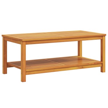 vidaXL Τραπέζι σαλονιού 70x40x45cm Στερεό ξύλο ακακίας 1 τεμ.