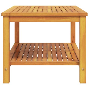 vidaXL Τραπέζι σαλονιού 70x40x45cm Στερεό ξύλο ακακίας 1 τεμ.
