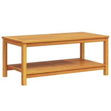 vidaXL Τραπέζι σαλονιού 70x40x45cm Στερεό ξύλο ακακίας 1 τεμ.