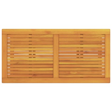 vidaXL Τραπέζι σαλονιού 70x40x45cm Στερεό ξύλο ακακίας 1 τεμ.