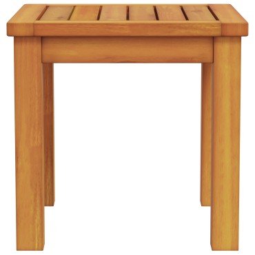 vidaXL Τραπέζι Κήπου 35x35x34cm Συμπαγές Ξύλο Ακακίας 1 τεμ.