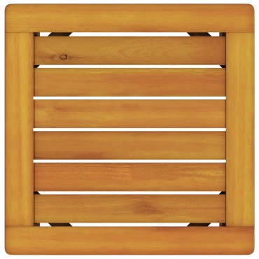 vidaXL Τραπέζι Κήπου 35x35x34cm Συμπαγές Ξύλο Ακακίας 1 τεμ.