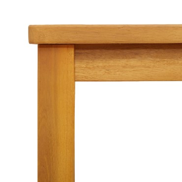 vidaXL Τραπέζι Κήπου 35x35x34cm Συμπαγές Ξύλο Ακακίας 1 τεμ.