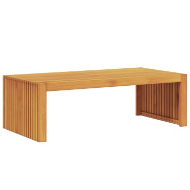 vidaXL Τραπέζι Καφέ Κήπου 110x55x35cm Συμπαγές Ξύλο Ακακίας 1 τεμ.
