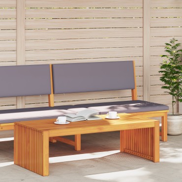vidaXL Τραπέζι Καφέ Κήπου 110x55x35cm Συμπαγές Ξύλο Ακακίας 1 τεμ.