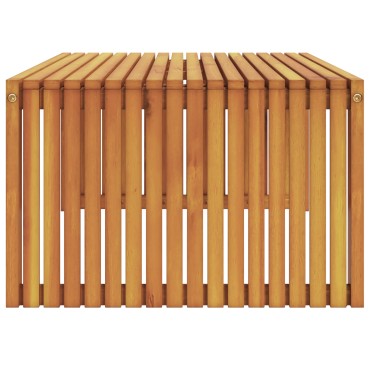 vidaXL Τραπέζι Καφέ Κήπου 110x55x35cm Συμπαγές Ξύλο Ακακίας 1 τεμ.
