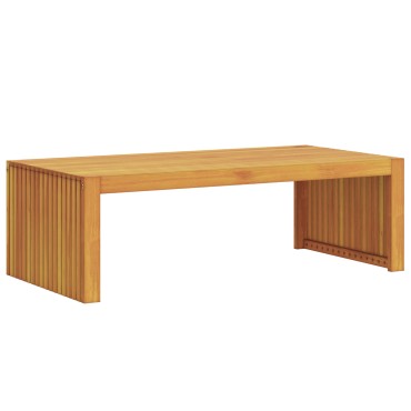 vidaXL Τραπέζι Καφέ Κήπου 110x55x35cm Συμπαγές Ξύλο Ακακίας 1 τεμ.