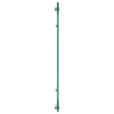 vidaXL Πλάτη κουζίνας Μαύρο 120 x 40 cm σκληρυμένο γυαλί