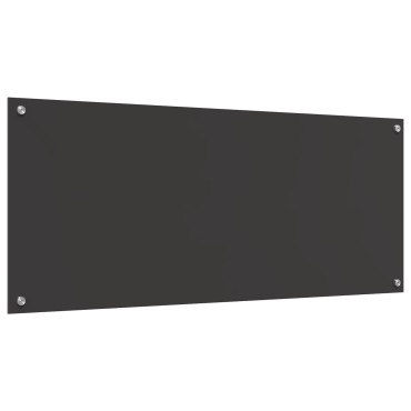 vidaXL Πλακάκι Κουζίνας Σκούρο Γκρι 120x50x0,6 εκ από Σκληρυμένο Γυαλί