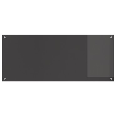 vidaXL Πλάτη κουζίνας Σκούρο Γκρι 120 x 50 cm σκληρυμένο γυαλί