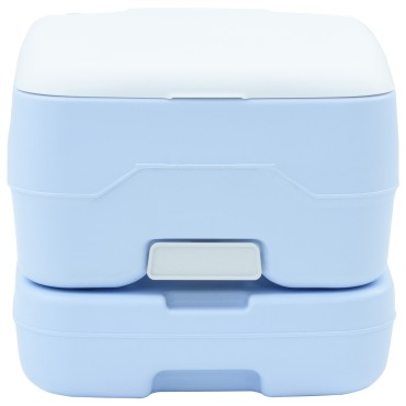 vidaXL Φορητή Τουαλέτα Κάμπινγκ Μπλε 10L Νερό 10L Δεξαμενή Απόβλητων