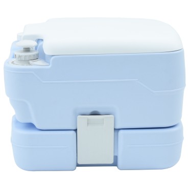 vidaXL Φορητή Τουαλέτα Κάμπινγκ Μπλε 10L Νερό 10L Δεξαμενή Απόβλητων