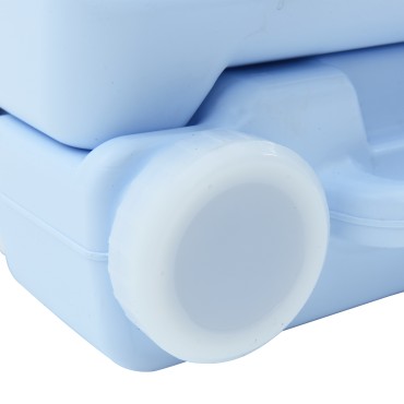 vidaXL Φορητή Τουαλέτα Κάμπινγκ Μπλε 10L Νερό 10L Δεξαμενή Απόβλητων