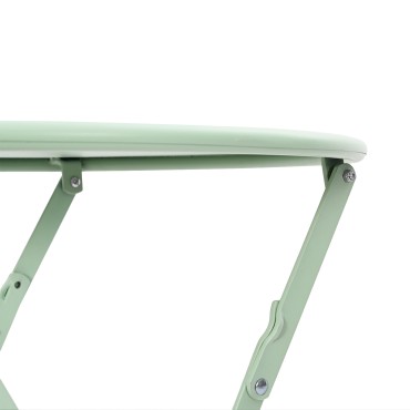 vidaXL Folding Garden Table Light Mint 50x71cm Steel