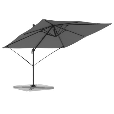 vidaXL Ομπρέλα Cantilever Roma Ανθρακί 286x285x265 cm Αλουμίνιο