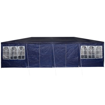 vidaXL Σκηνή Πάρτυ Μπλε 800 x 400 x 266 εκ Πολυαιθυλένιο