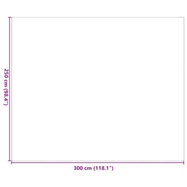 vidaXL Εξωτερικό Χαλί "ARAKIL" Μαύρο και Γκρι 250x300 εκ PP