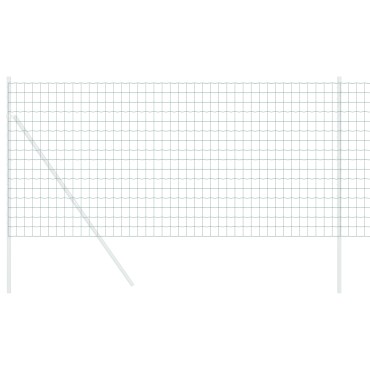 vidaXL Φράχτης Εuro 0,6x50 μ. Σίδηρος με επικάλυψη PVC Πράσινο 5000x60cm