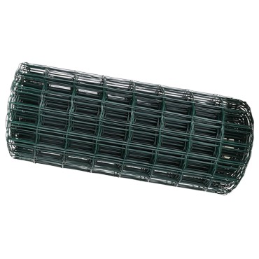 vidaXL Φράχτης Εuro 0,6x50 μ. Σίδηρος με επικάλυψη PVC Πράσινο 5000x60cm