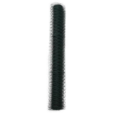 vidaXL Φράχτης Έξιγωνο Πράσινος 1.4x25 μ Ατσάλι 2500x140x0.09cm