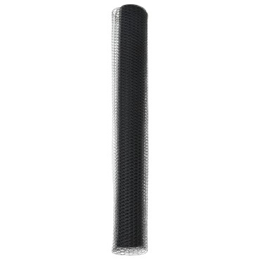 vidaXL Εξάγωνος Φράχτης Γκρι 1.4x10 μ Ατσάλι 1000x140x0.07cm