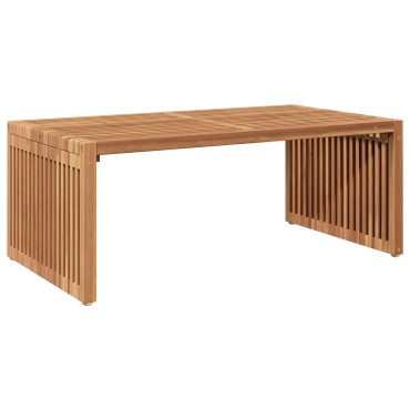 vidaXL Τραπέζι Κήπου 90x49.7x36cm Μασίφ Ξύλο Τίκ 1 τεμ.
