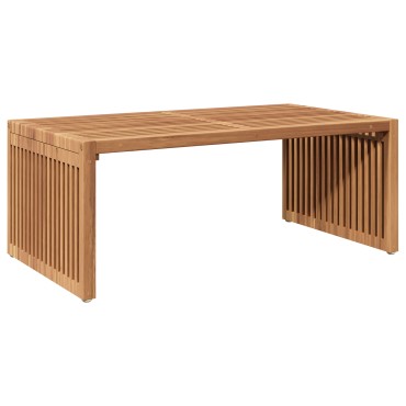 vidaXL Τραπέζι Κήπου 90x49.7x36cm Μασίφ Ξύλο Τίκ 1 τεμ.