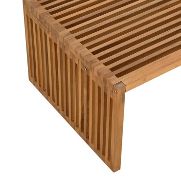 vidaXL Τραπέζι Κήπου 90x49.7x36cm Μασίφ Ξύλο Τίκ 1 τεμ.