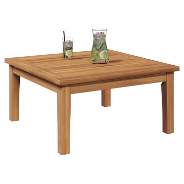 vidaXL Τραπέζι Κήπου Καφέ Μασίφ ξύλο teak 60x60x30cm