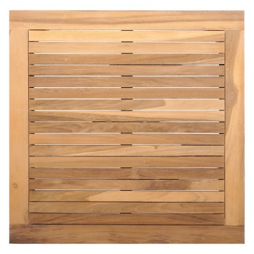 vidaXL Τραπέζι Κήπου Καφέ Μασίφ ξύλο teak 60x60x30cm