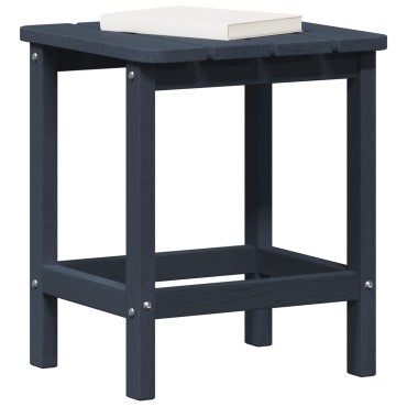 vidaXL Τραπέζι Adirondack Ναυτικό Μπλε 38x38x46cm HDPE 1 τεμ.