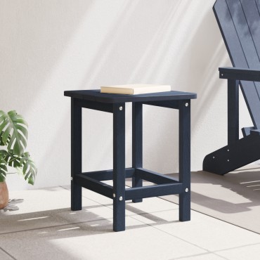 vidaXL Τραπέζι Adirondack Ναυτικό Μπλε 38x38x46cm HDPE 1 τεμ.