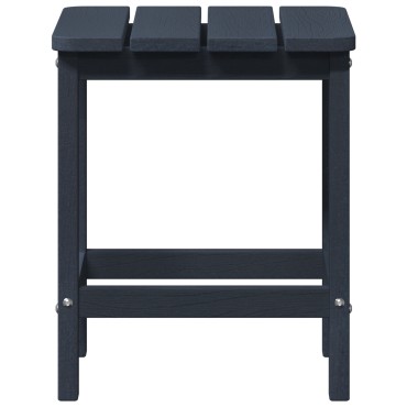 vidaXL Τραπέζι Adirondack Ναυτικό Μπλε 38x38x46cm HDPE 1 τεμ.