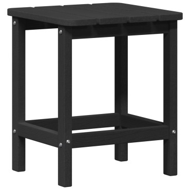 vidaXL Adirondack Side Table Μαύρο 38x38x45cm HDPE